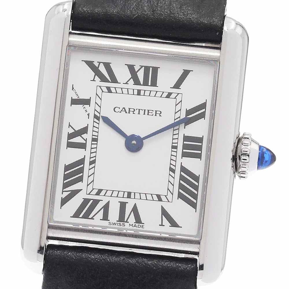 ★保 カルティエ タンクマスト SM  WSTA0110 レディース 【中古】