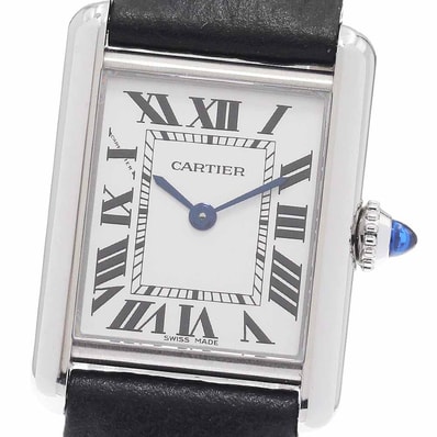 ★保 カルティエ タンクマスト SM WSTA0110 レディース 【中古】