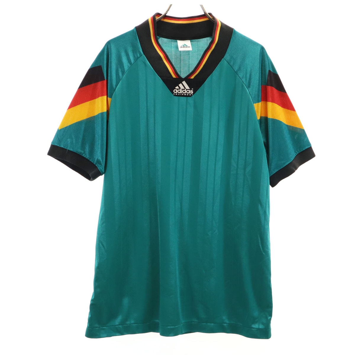 90s adidas by DESCENTE アディダス 切替デザイン ゲームシャツ 半袖