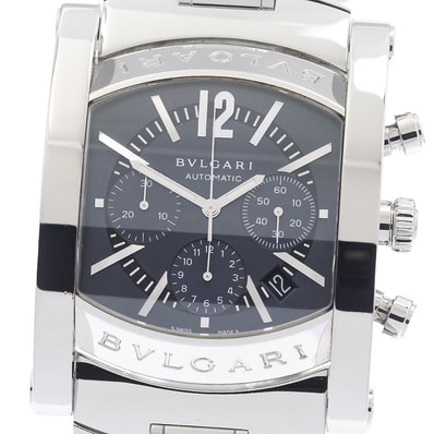 ブルガリ アショーマ クロノグラフ デイト AA48SCH メンズ 【中古】