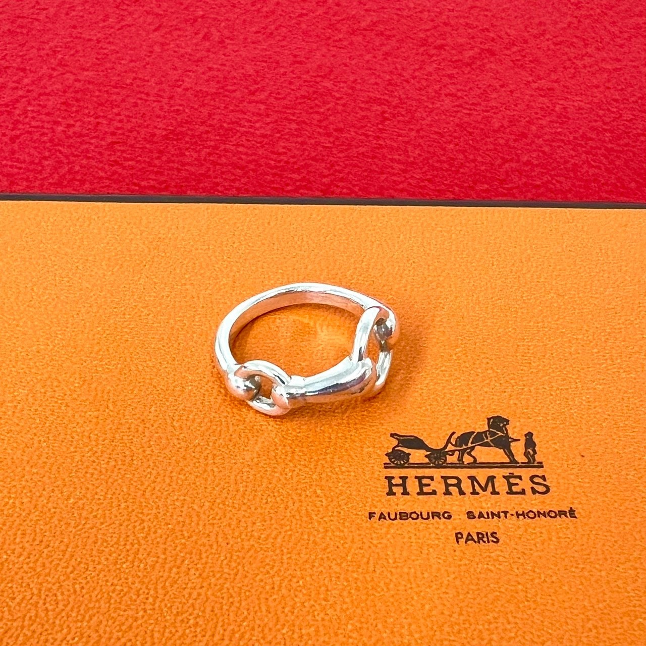 HERMES エルメス ホースビット リング シルバー925 リング・指輪 11号 シルバー
 35627