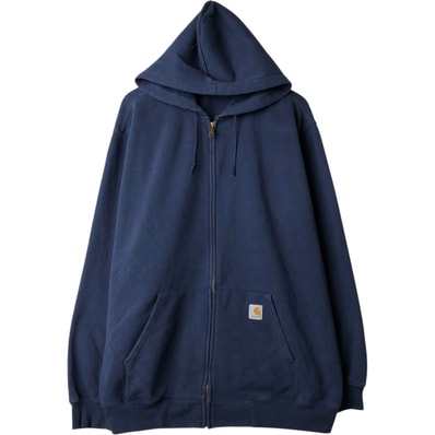 古着 カーハート Carhartt スウェットフルジップパーカー メンズXL相当/eaa624261