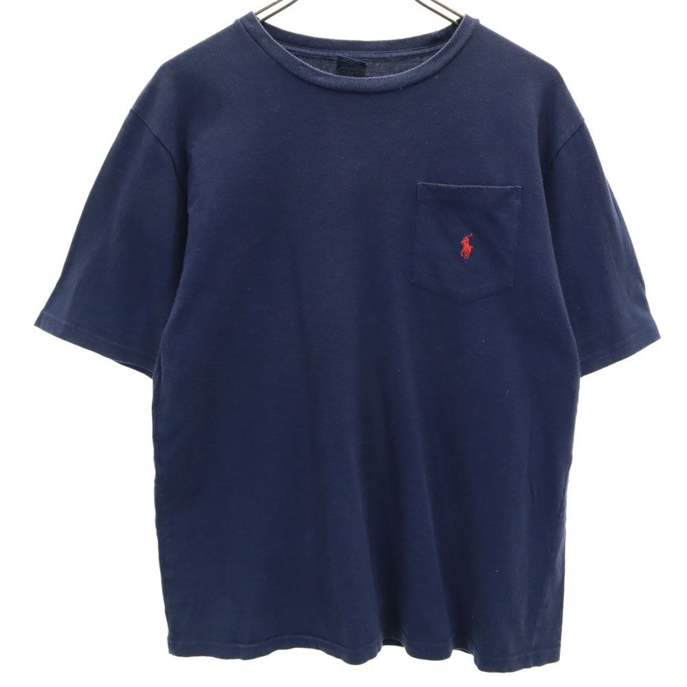 Polo by Ralph Lauren ポロバイラルフローレン 半袖 Tシャツ XL ネイビー 胸ポケ ポケT