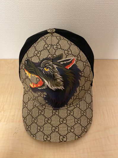 GUCCI GG Supreme Wolf Cap