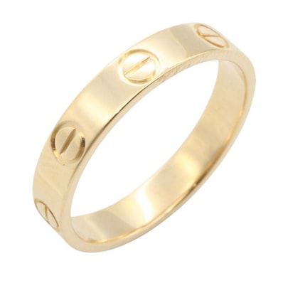 カルティエ CARTIER ミニラブリング リング・指輪 ジュエリー K18(イエローゴールド) レディース ゴールド系 B4085000 【中古】