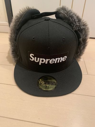 Supreme Earflap New Era® "Black"