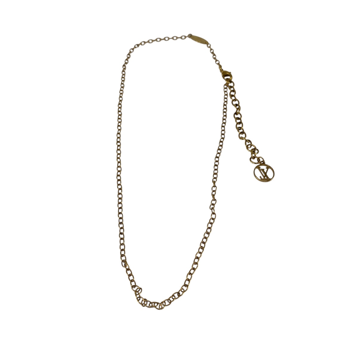 美品 LOUIS VUITTON ルイヴィトン コリエ ハート フォーリンラブ ゴールド メタル ネックレス チェーンのみ 1-0290179 【中古】