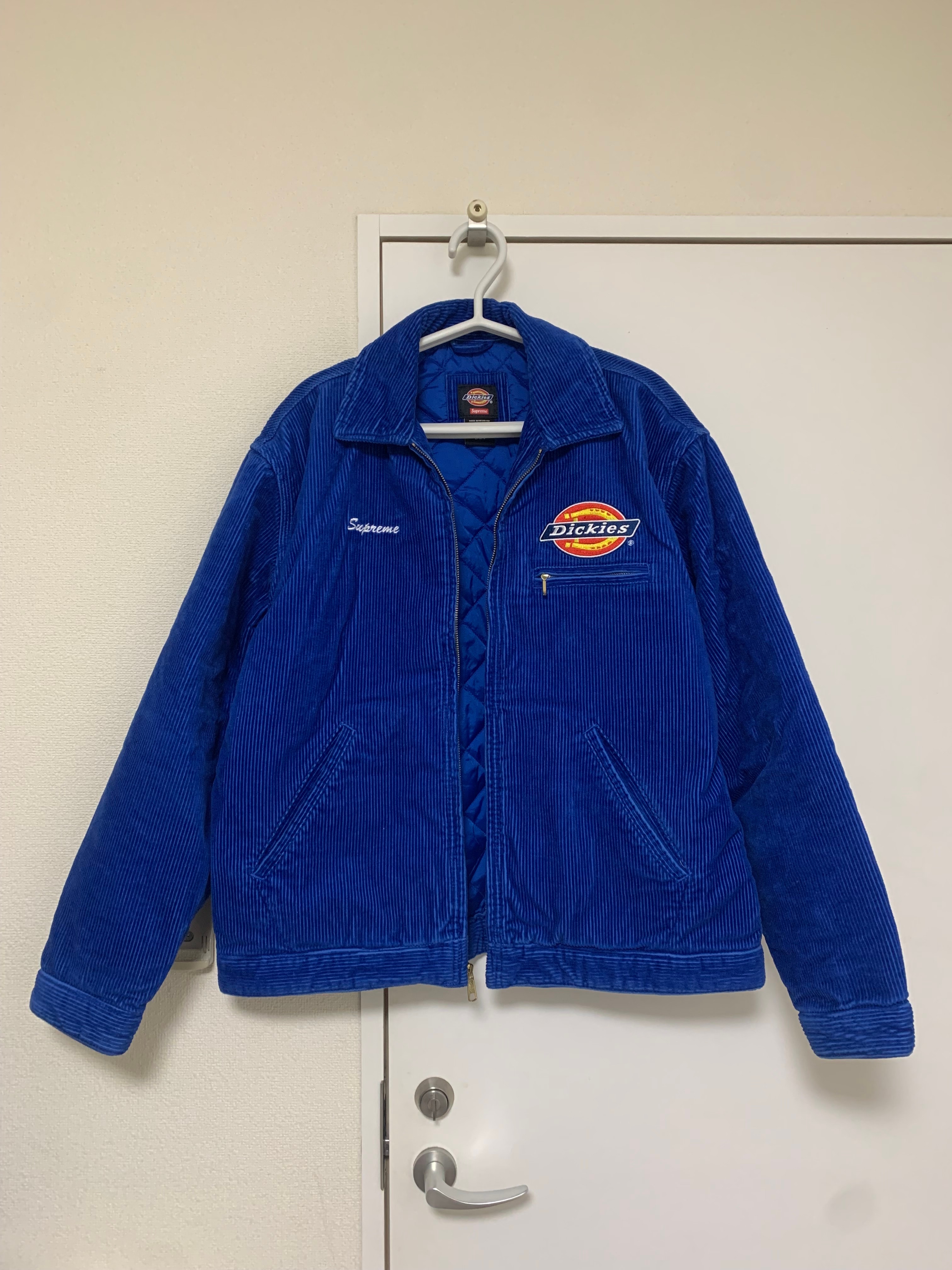 Supreme x Dickies Corduroy Work Jacket "Royal"