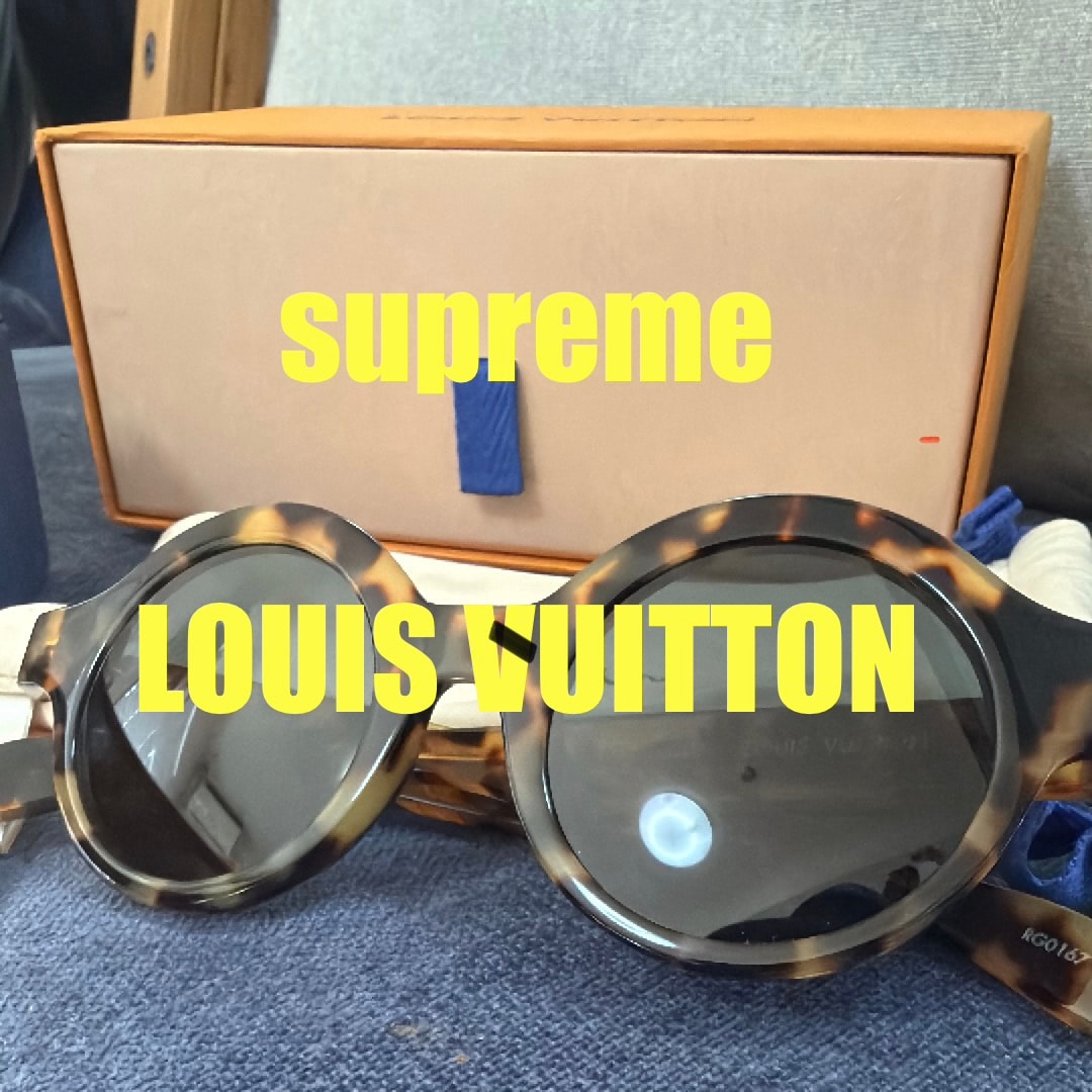 Louis Vuitton x Supreme Downtown Sunglasses "Leopard"
