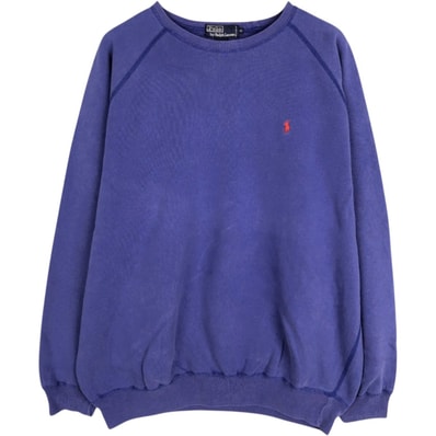 古着 ラルフローレン Ralph Lauren POLO by Ralph Lauren ワンポイントロゴスウェットシャツ トレーナー メンズXL相当/eaa681590