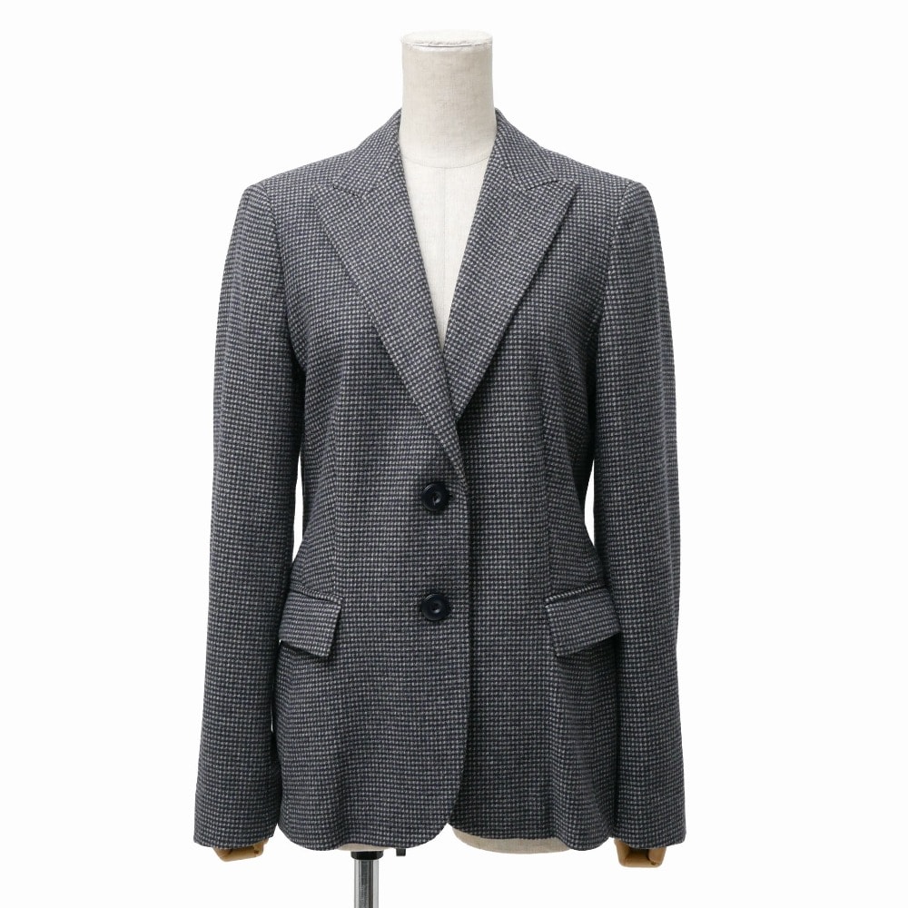 ■美品■Max Mara Studio マックスマーラ ストゥディオ テーラードジャケット サイズ42 ブレザー シングルジャケット 2B ブランド古着【中古】20260403/RA8735