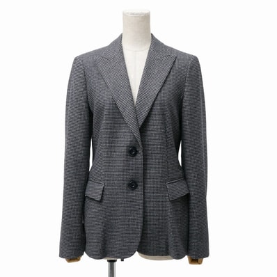 ■美品■Max Mara Studio マックスマーラ ストゥディオ テーラードジャケット サイズ42 ブレザー シングルジャケット 2B ブランド古着【中古】20260403/RA8735