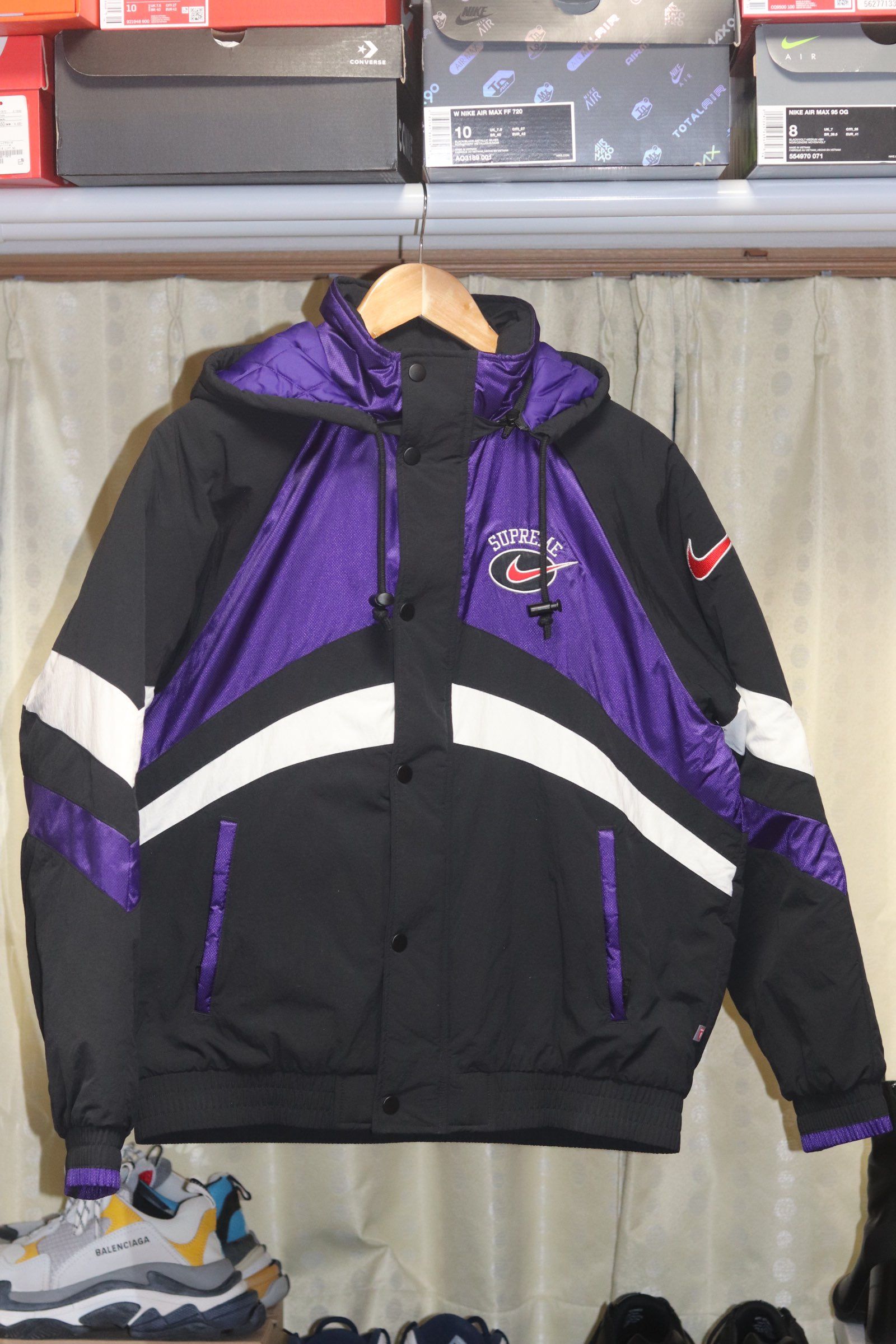 Supreme / Nike Hooded Sport Jacket "Purple"