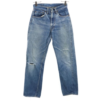 Levi's リーバイス 60s 551ZXX BIG E Vステッチ オフセットループ ボタン裏W イエローステッチ ストレートデニムパンツ