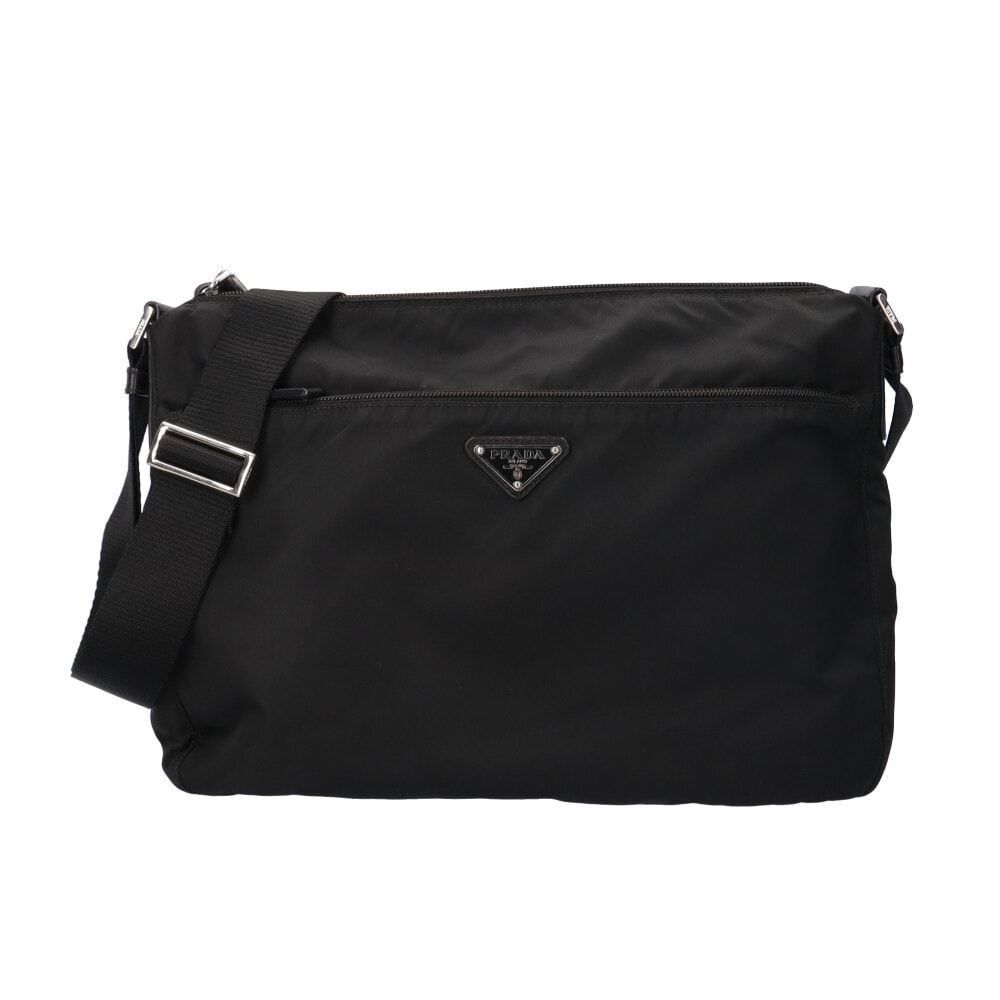 プラダ ショルダーバッグ ナイロン BT0421 ブラック レディース PRADA 中古