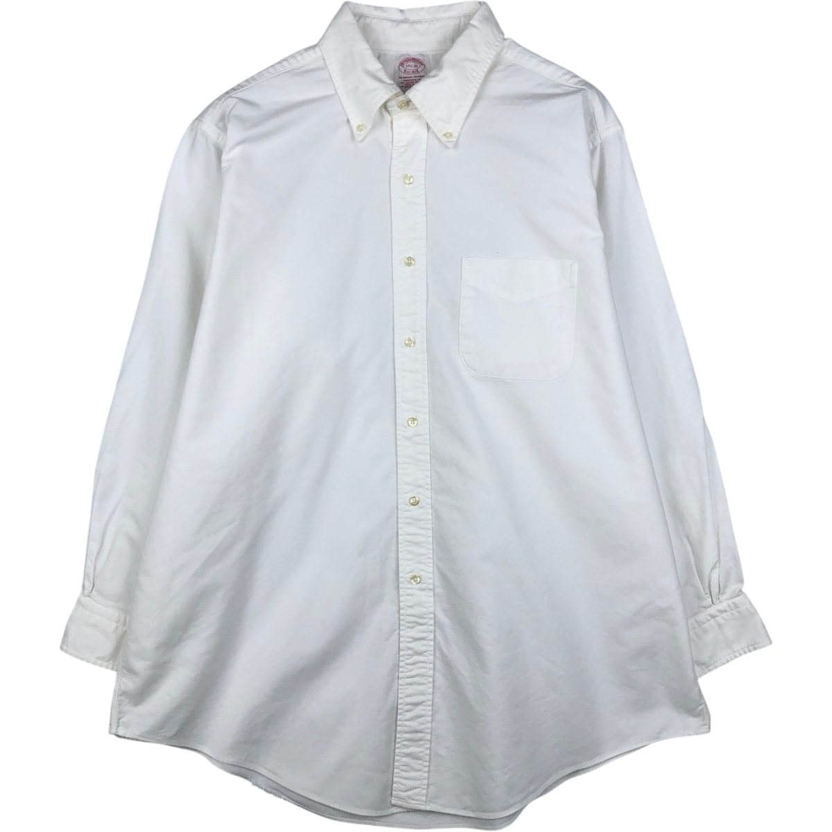 古着 ブルックスブラザーズ Brooks Brothers Est.1818 長袖 ボタンダウンシャツ USA製 メンズXL相当/eaa642851
