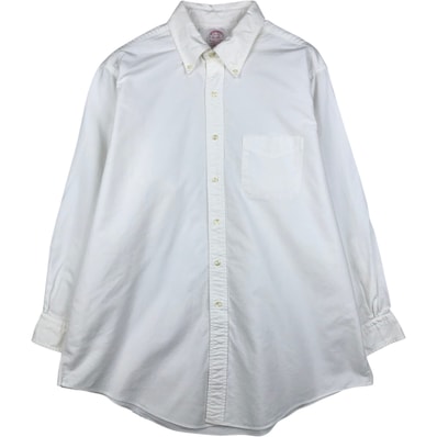 古着 ブルックスブラザーズ Brooks Brothers Est.1818 長袖 ボタンダウンシャツ USA製 メンズXL相当/eaa642851