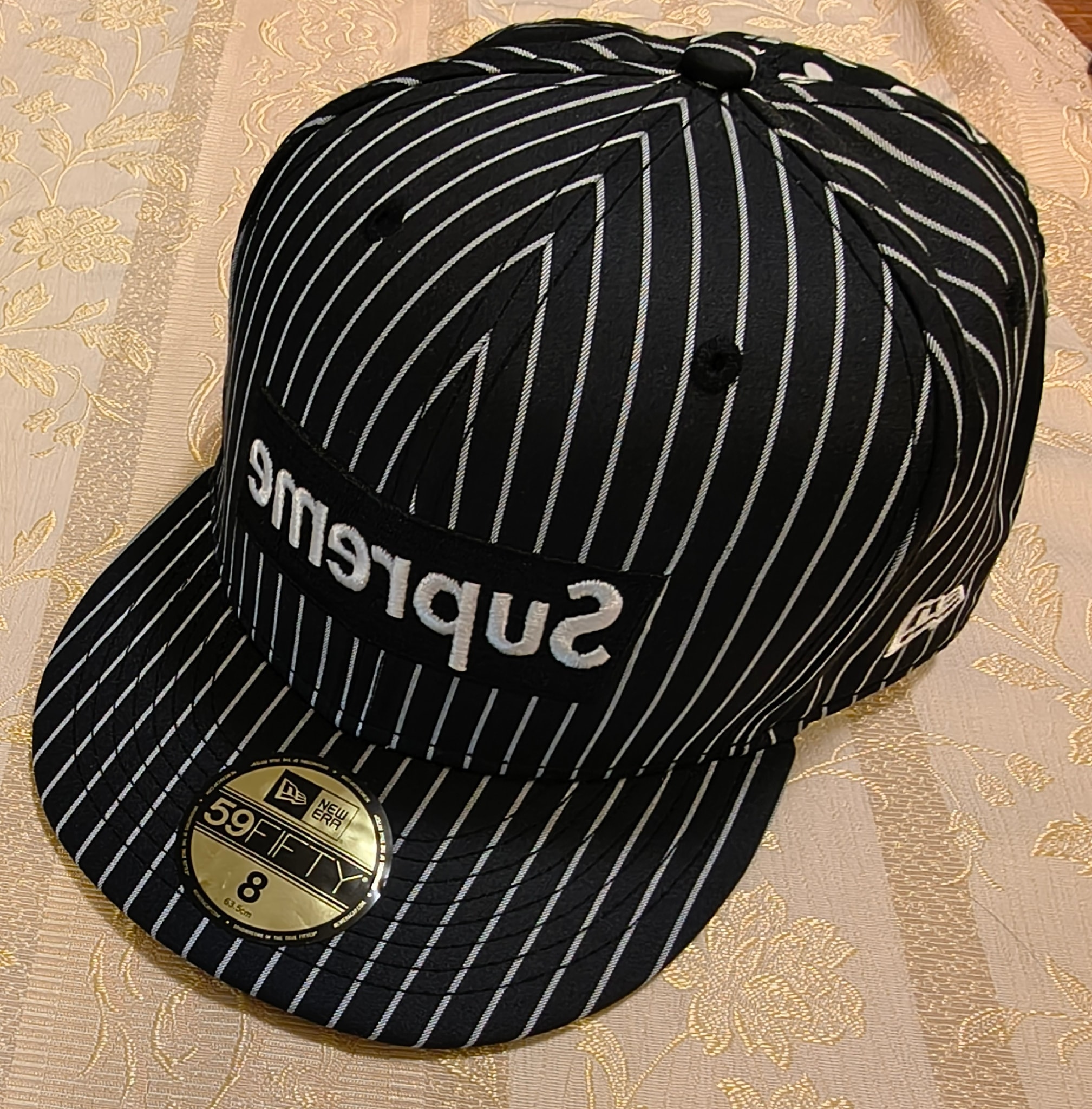 Supreme x COMME des GARCONS SHIRT  x NEW ERA Boxlogo Cap "Black"