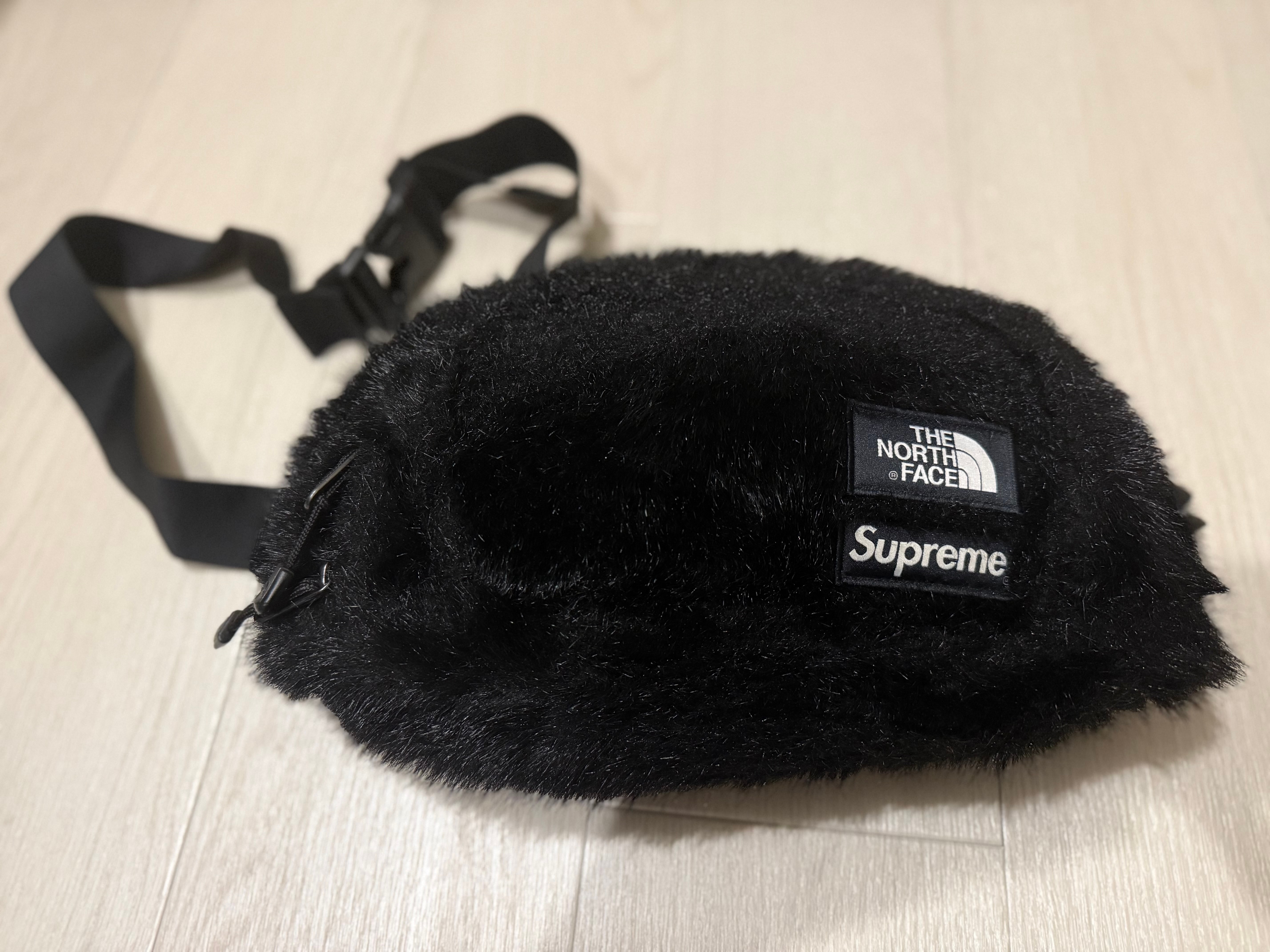 Supreme x The North Face Faux Fur Waist Bag 
