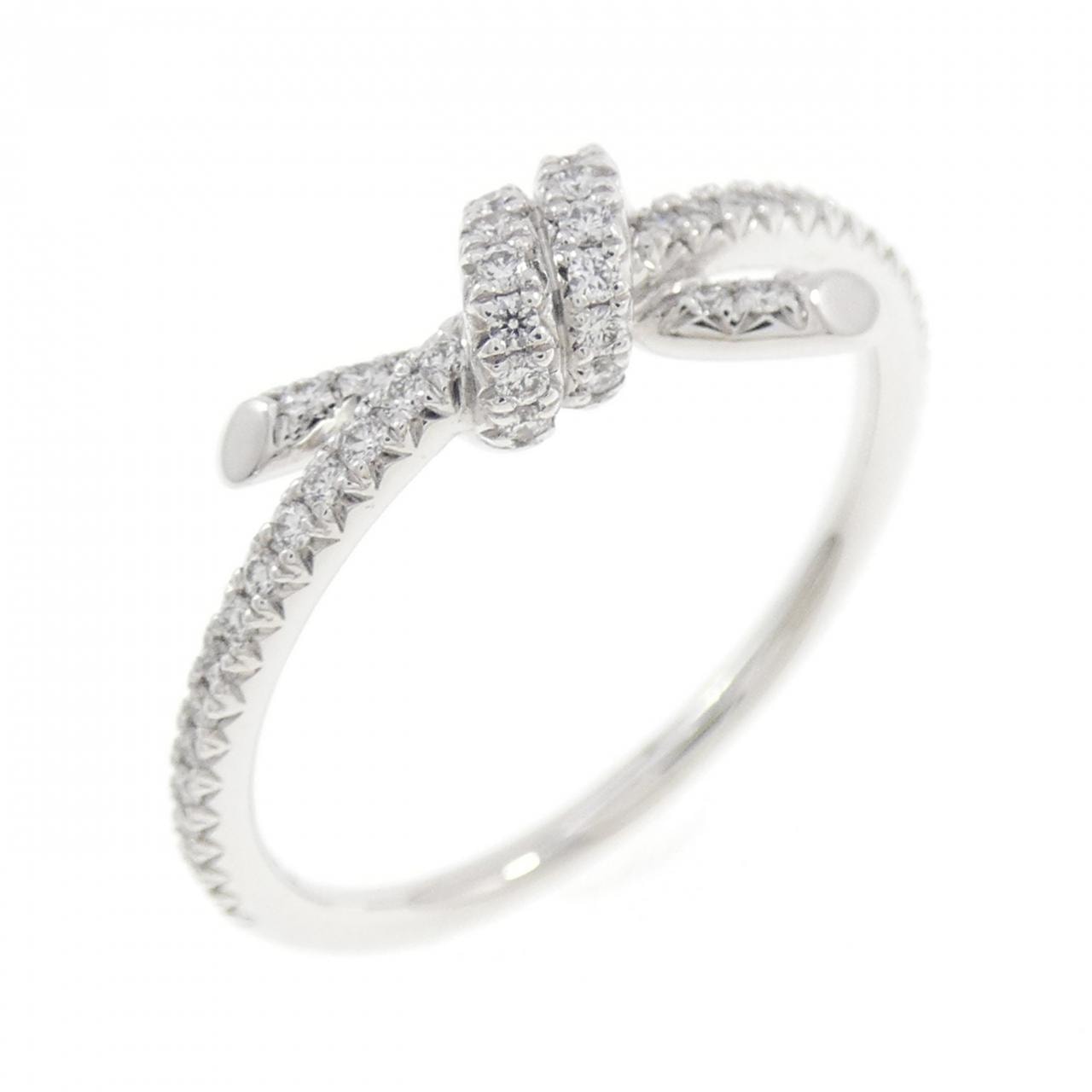 ティファニー ノット リング 0.21CT