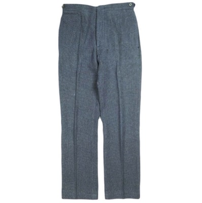 RRL ダブルアールエル イタリア製 COTTON WOOL OFFICERS TROUSER - MADE IN ITALY コットンウール オフィサーズトラウザーズ 78260801001 28 Navy パンツ Double RL スラックス ボトムス