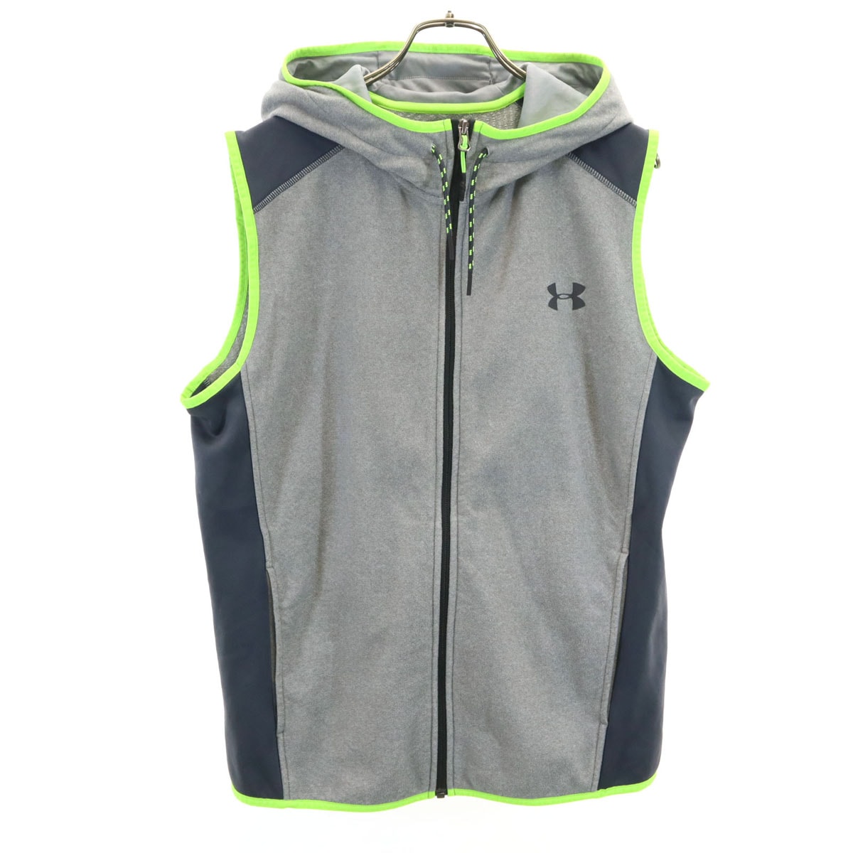 UNDER ARMOUR アンダーアーマー ジップ ベスト SM グレー