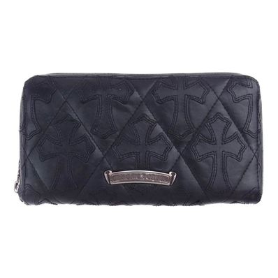 クロムハーツ(原本無) 財布 セメタリークロス キルティング ウォレット