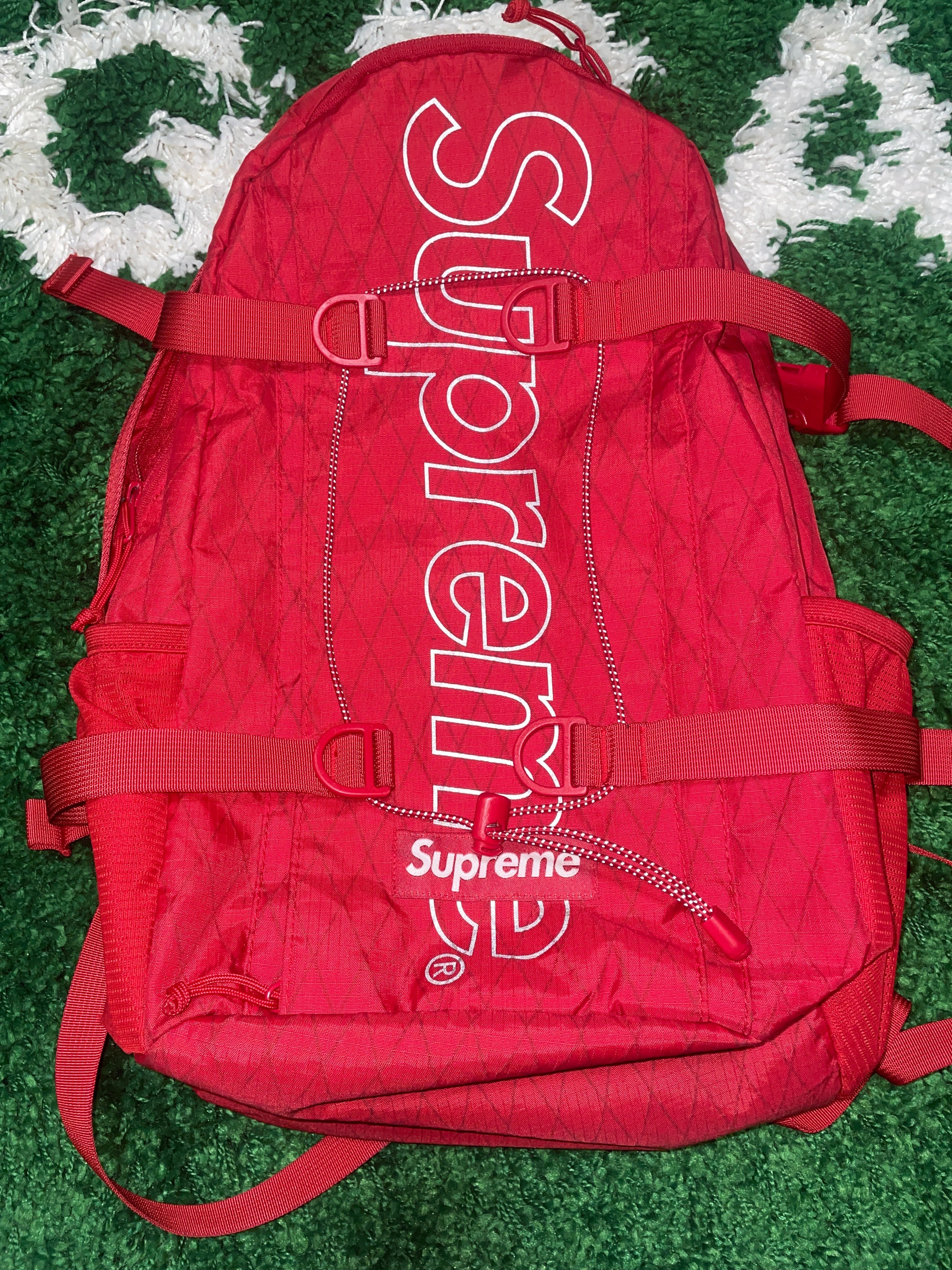 Supreme 18FW Backpack "Red"