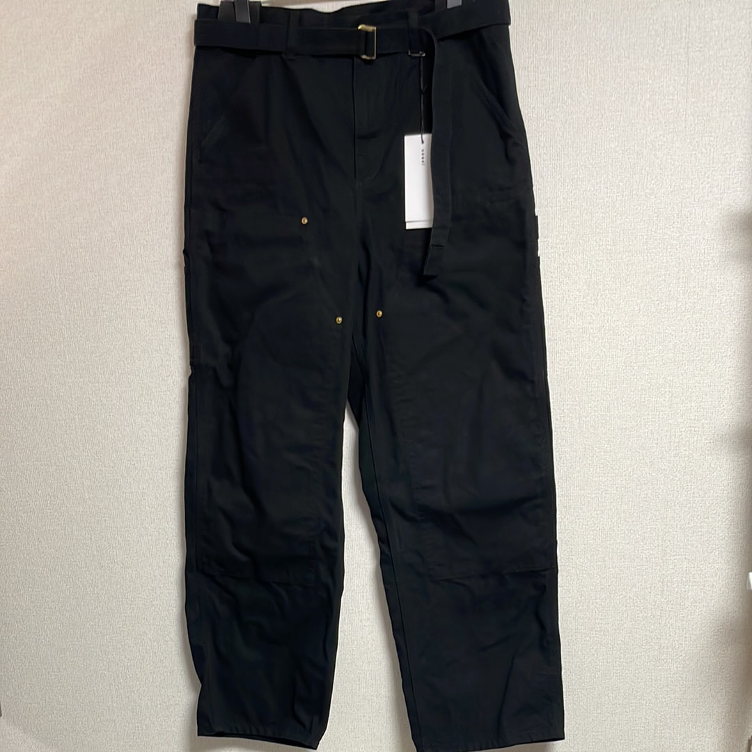 sacai x Carhartt WIP Duck Pants "Black"