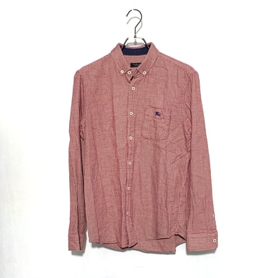 バーバリー ブラックレーベル 千鳥格子 シャツ