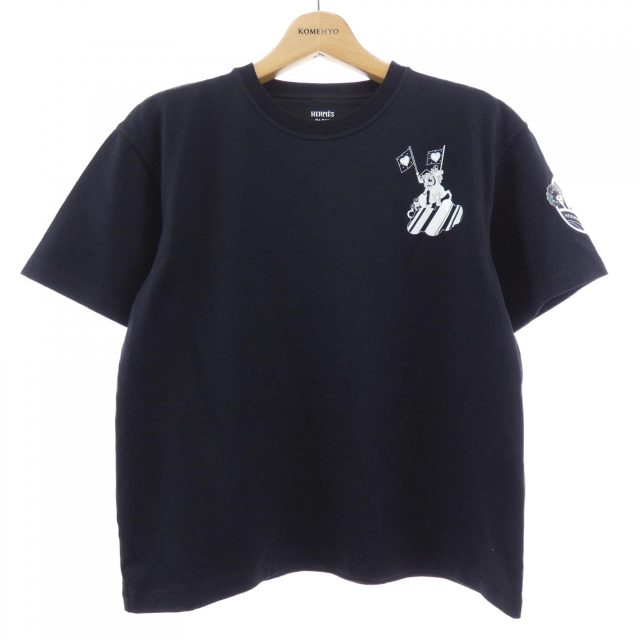 エルメス HERMES FAUBOURG RAINBOW 2E4602DU カルトゥッシュ Tシャツ