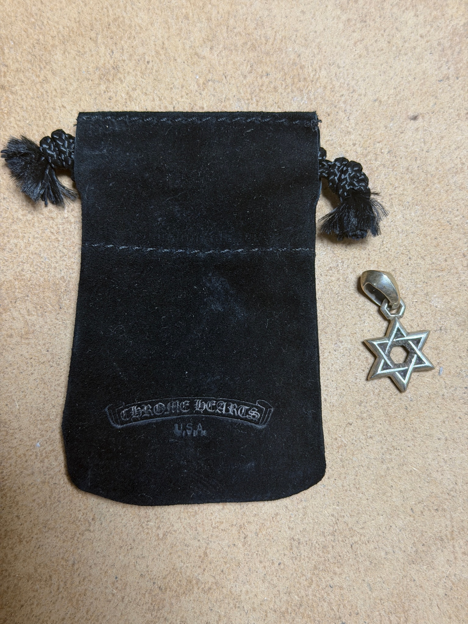 Chrome Hearts Star of David Charm "Silver"