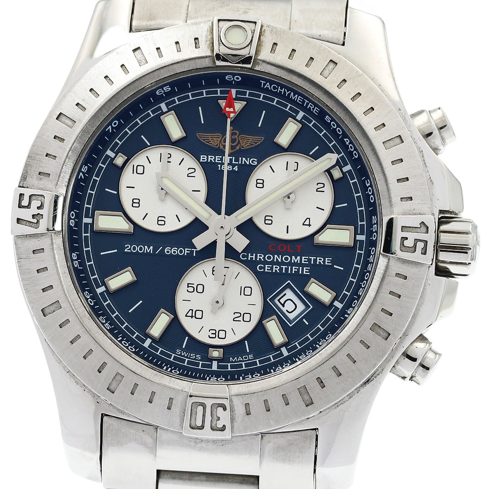 ブライトリング コルト クロノグラフ  A73388 メンズ 【中古】