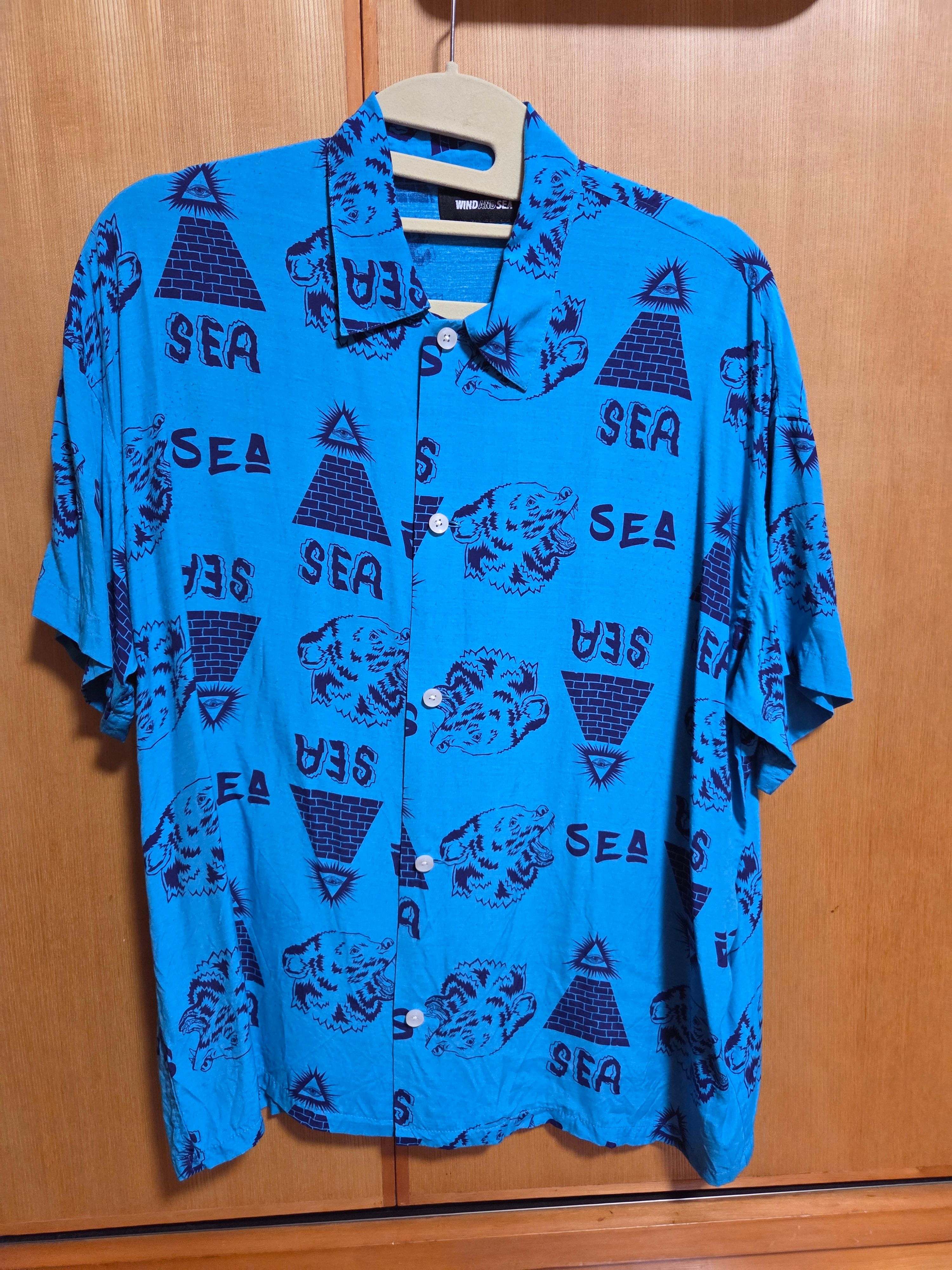 WIND AND SEA KOICHIRO TAKAGI X WDS ALOHA SHIRT "Green"