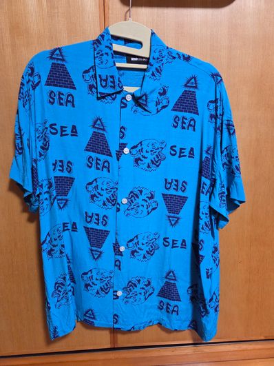 WIND AND SEA KOICHIRO TAKAGI X WDS ALOHA SHIRT "Green"