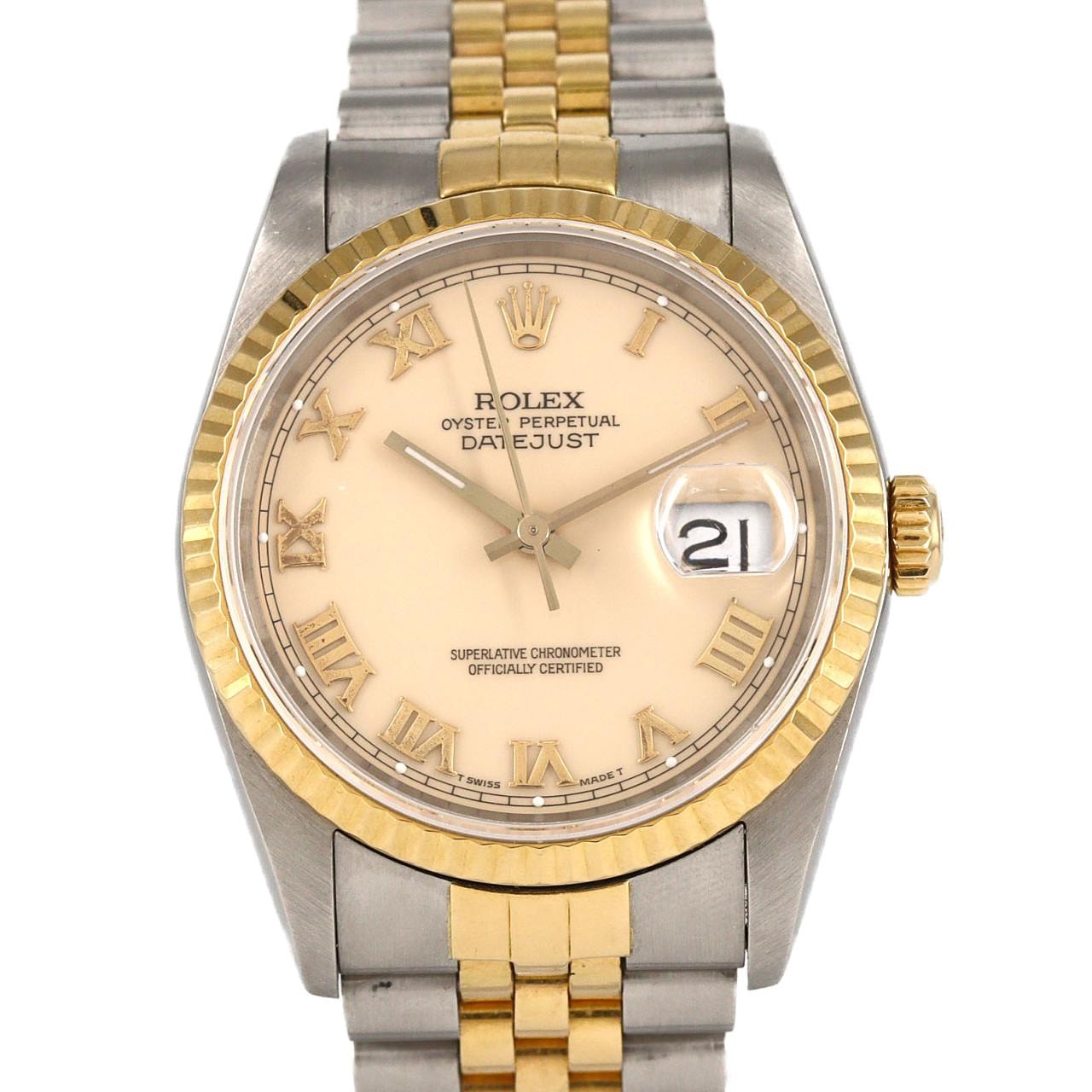 【ノーメンテナンス還元価格】ロレックス デイトジャスト 16233 SSxYG 自動巻 E番