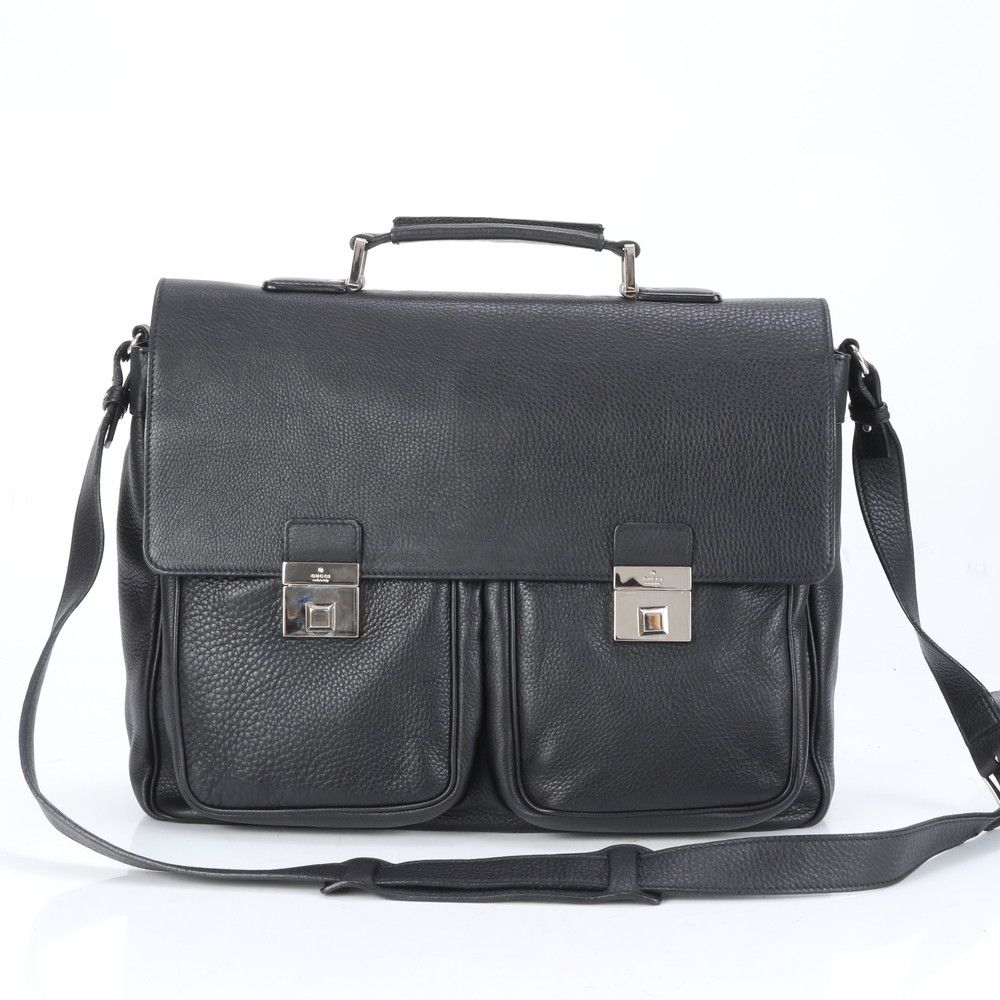 ■極美品 グッチ234450 ビジネス バッグ レザー