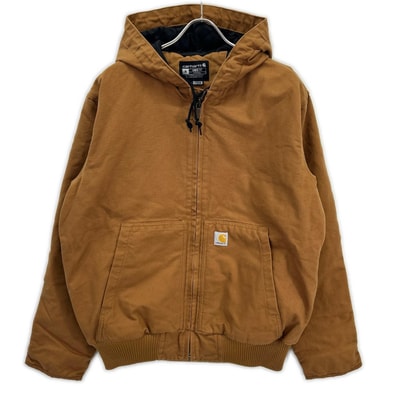 カーハート 104050 ブラウン ルーズフィット ウォッシュド ダック ジャケット M