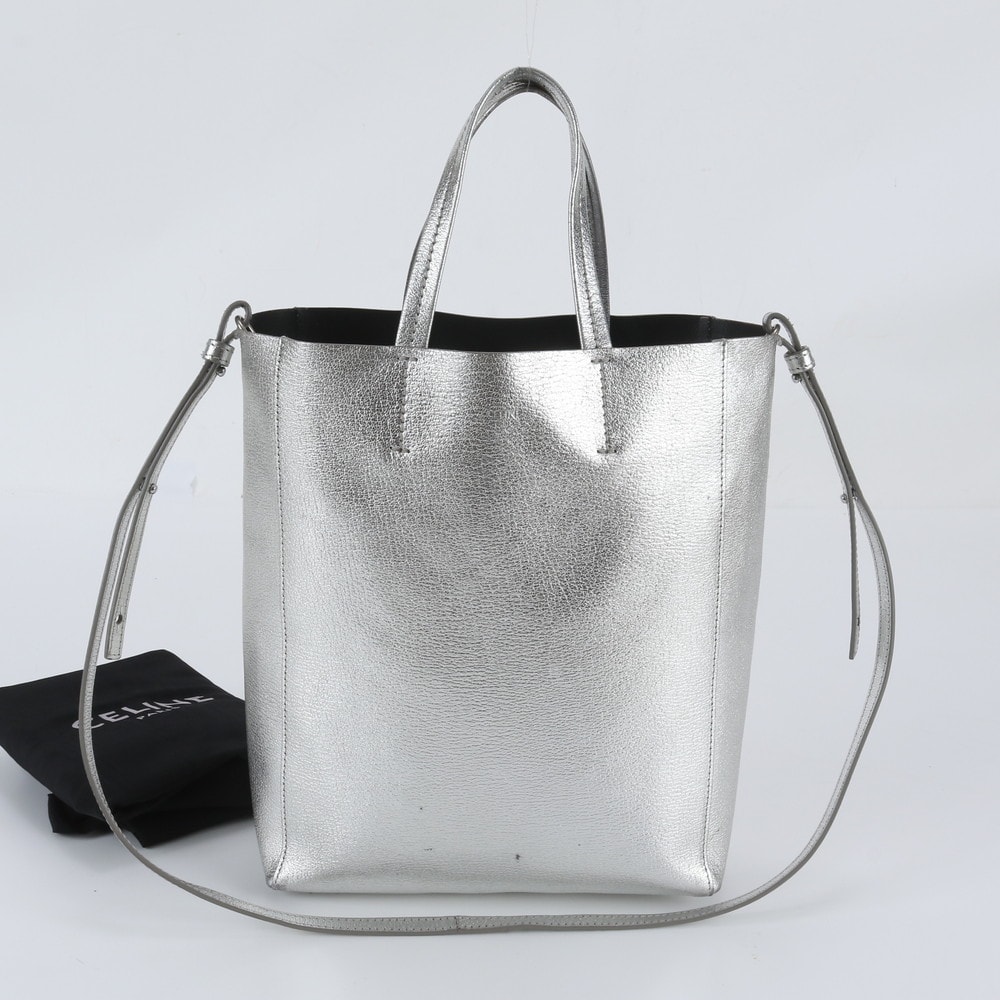 ■美品 セリーヌカバ バーティカル スモールショルダーバッグ レザー
