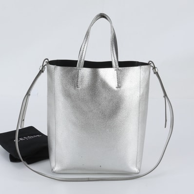■美品 セリーヌカバ バーティカル スモールショルダーバッグ レザー