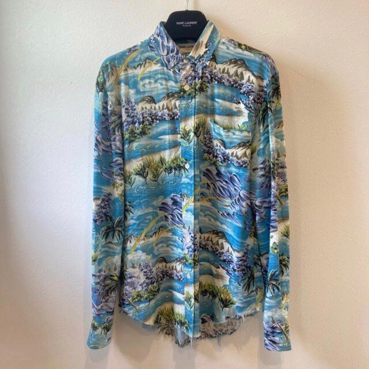 Saint Laurent サンローラン 16ss アロハシャツ