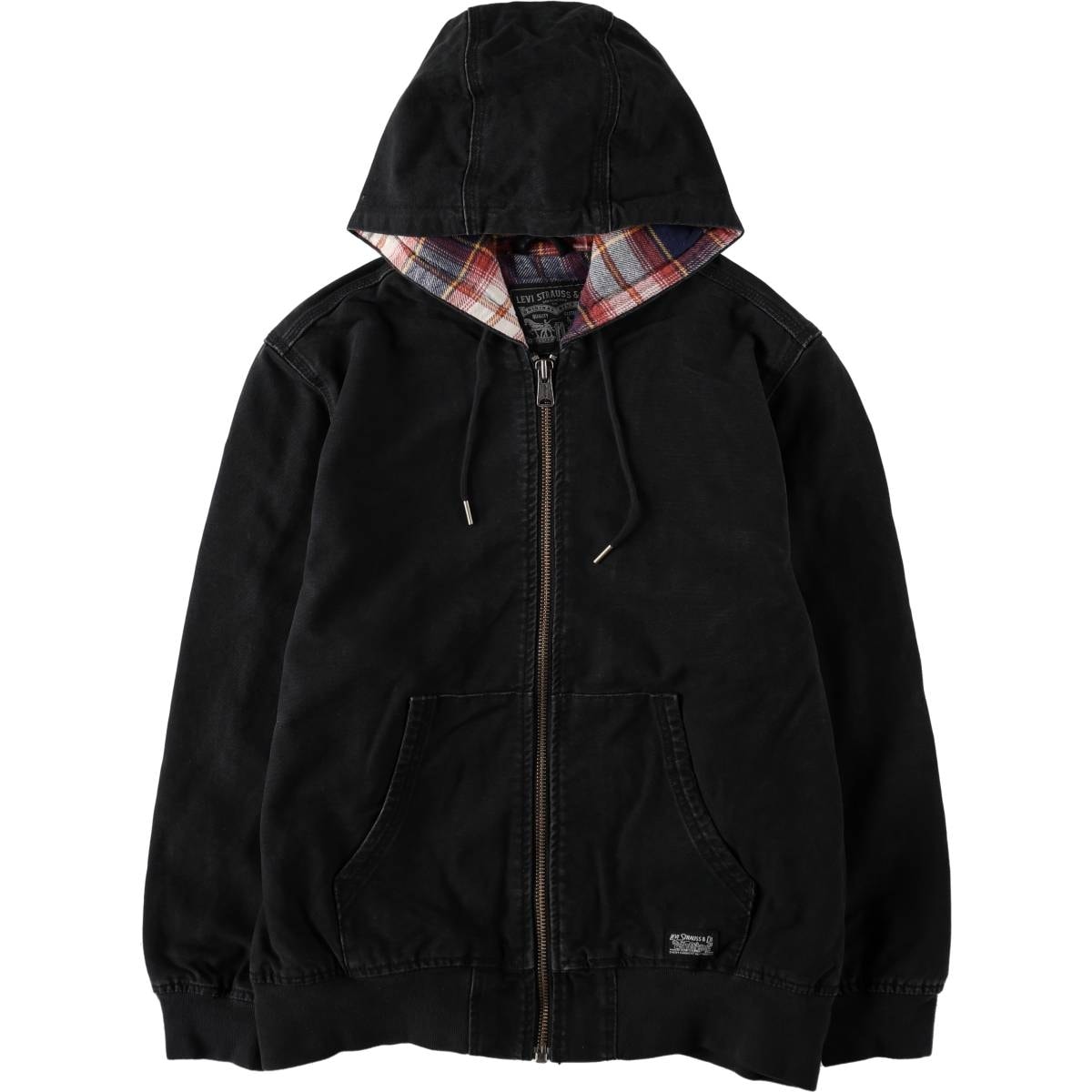 古着 リーバイス Levi's ダックフルジップパーカー メンズS相当/eaa673754