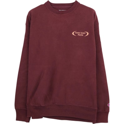 古着 00年代 チャンピオン Champion PREMIUM REVERSE WEAVE プレミアムリバースウィーブ アドバタイジング スウェットシャツ トレーナー USA製 メンズL相当/eaa633741