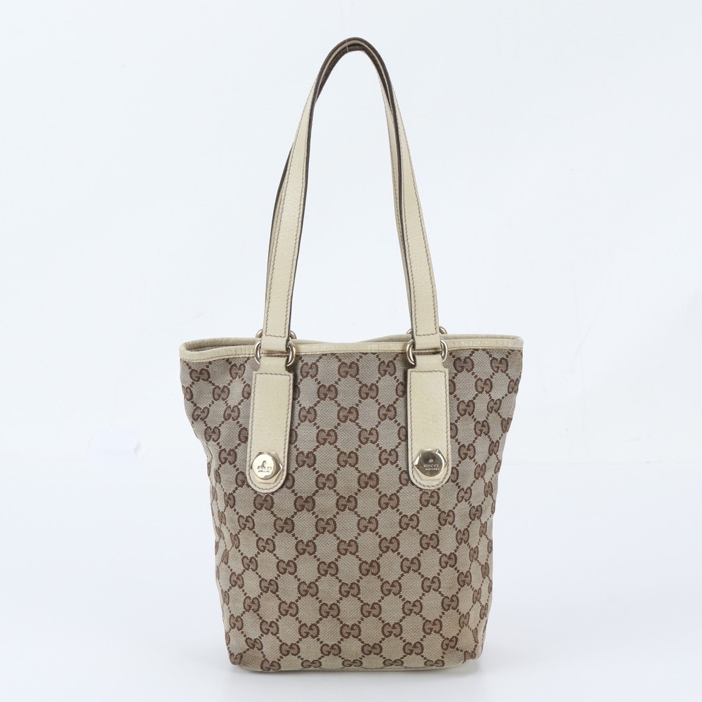 ■美品 グッチ GGキャンバス 153361 トート バッグ