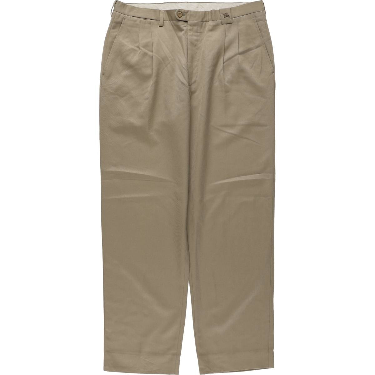 古着 バーバリー Burberry's ツータック ウールパンツ スラックス メンズw36相当/eaa685444