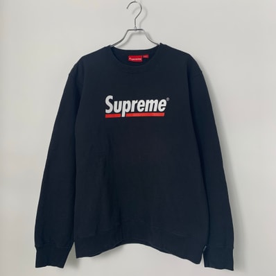 Supreme Underline Crewneck "Black"