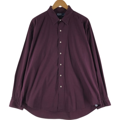 古着 ラルフローレン Ralph Lauren MARLOWE 長袖 ボタンダウンシャツ メンズXL相当/eaa526818