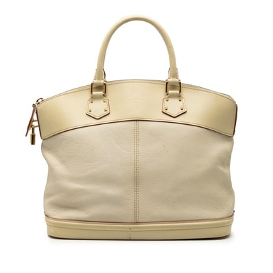 ルイ ヴィトン ロックイットMM ハンドバッグ M91874 ベージュ アイボリー レザー レディース LOUIS VUITTON 【中古】