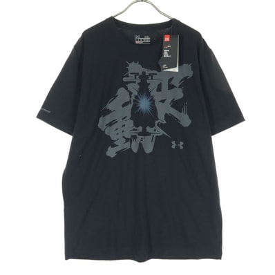 未使用 UNDER ARMOUR アンダーアーマー 宇宙戦艦ヤマト コラボ 半袖 Tシャツ XL ブラック