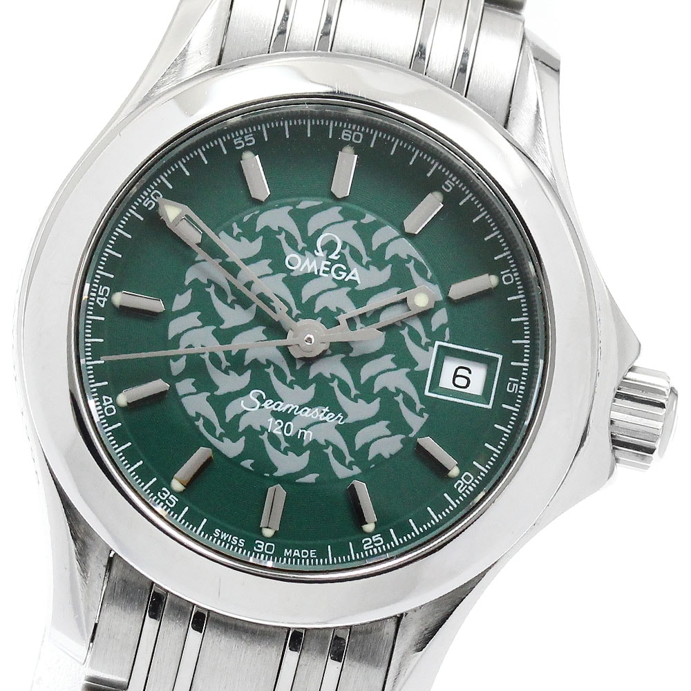 オメガ シーマスター120 ジャックマイヨール1998 レディース 【中古】